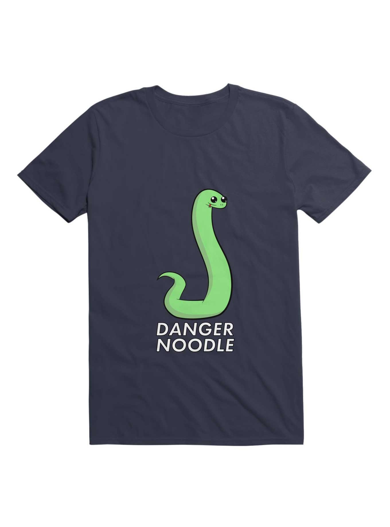 Kawaii Danger Noodle T-Shirt, NAVY, hi-res