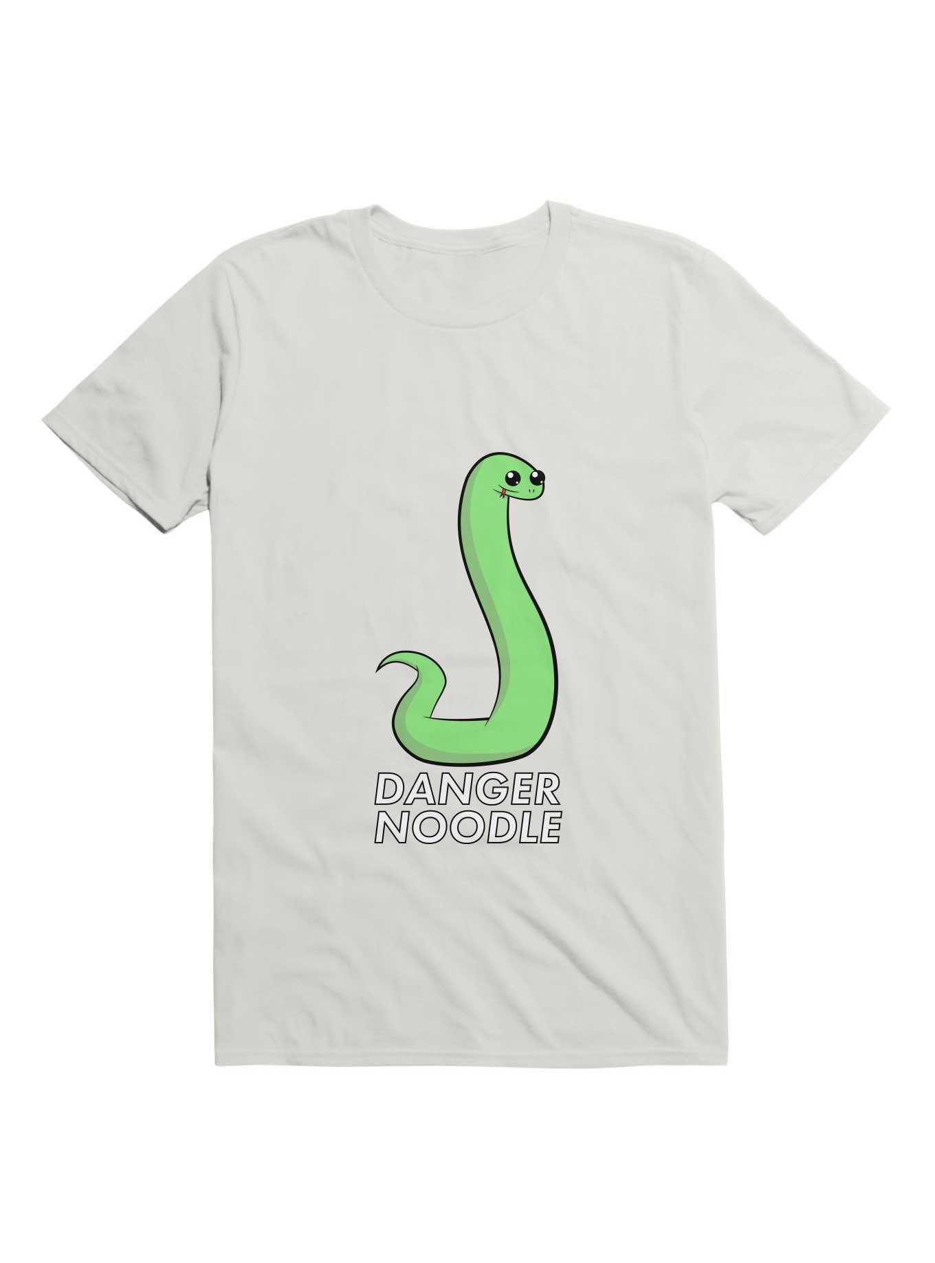 Kawaii Danger Noodle T-Shirt, WHITE, hi-res