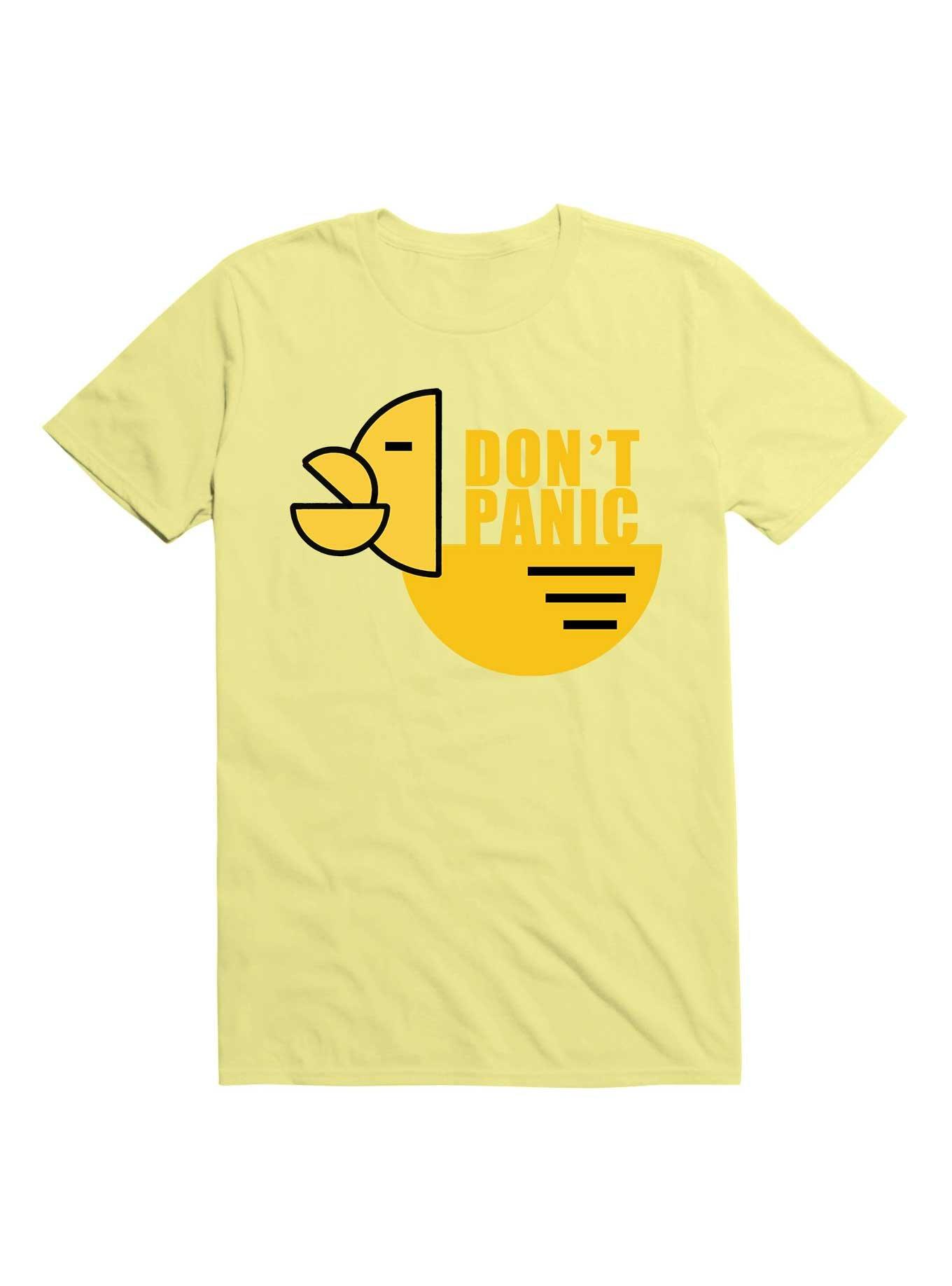 Kawaii Dont Panic Cartoon Duck T-Shirt, CORN SILK, hi-res