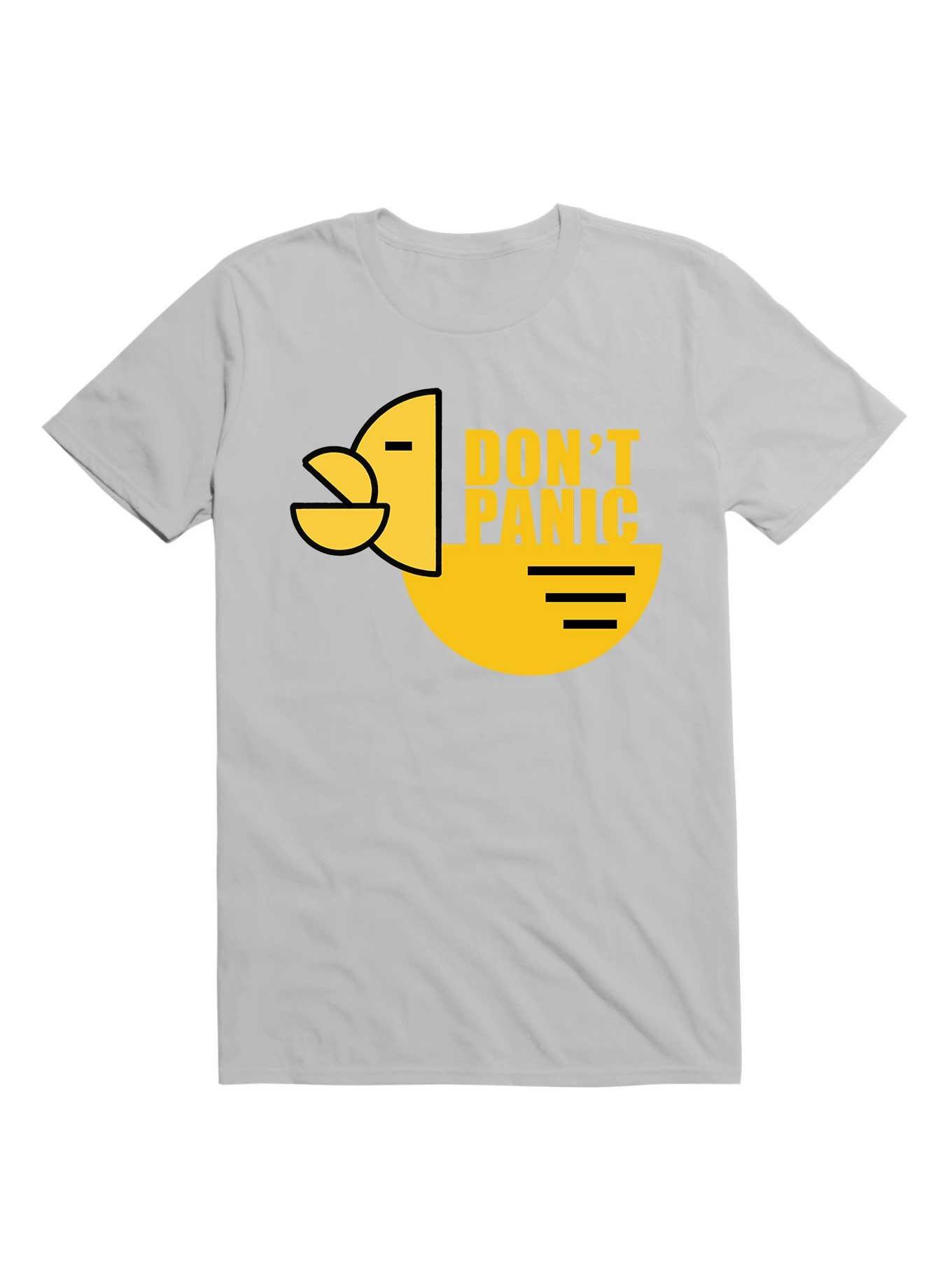 Kawaii Dont Panic Cartoon Duck T-Shirt, , hi-res