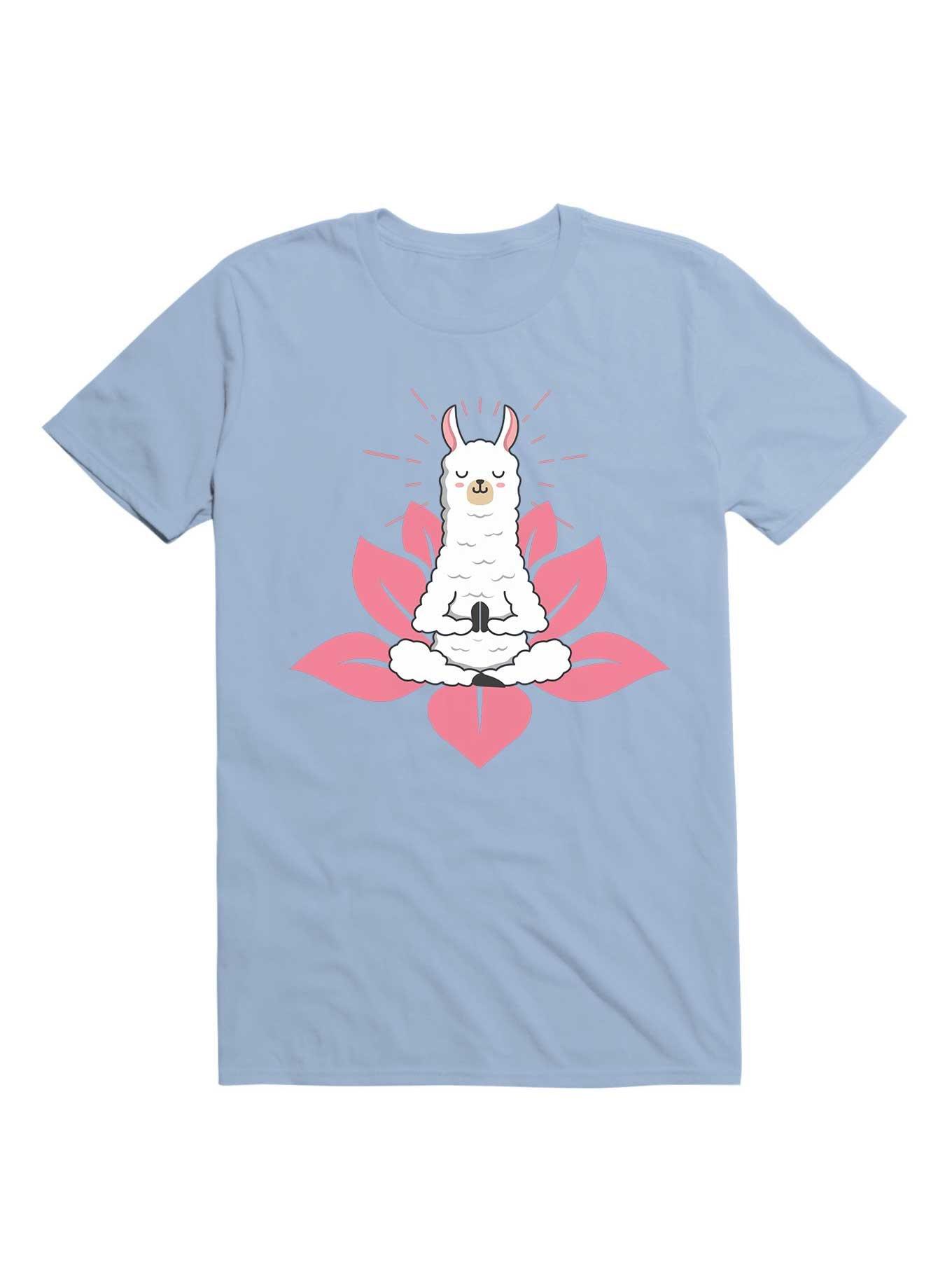 Namaste Yoga Unicorn Colored Print T-shirt Funny Meditation