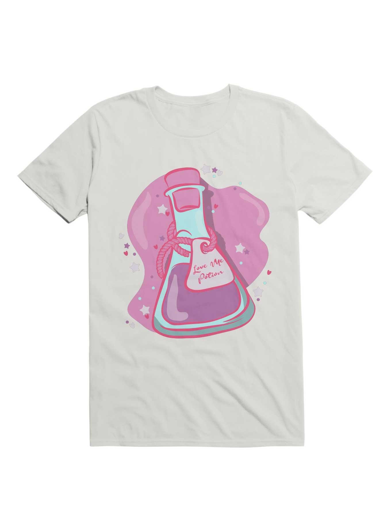 Kawaii Love Me Potion, Valentines Day T-Shirt, WHITE, hi-res