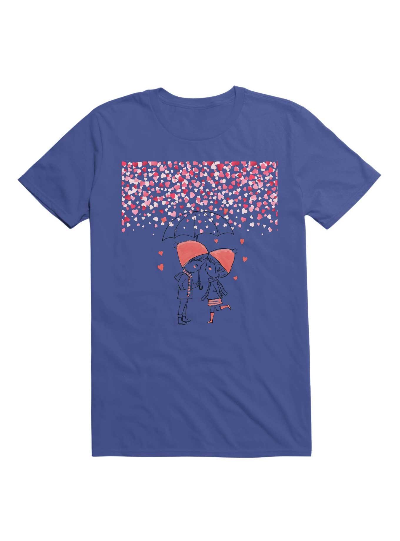 Kawaii Love Rain T-Shirt, ROYAL, hi-res