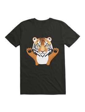 Kawaii My Cute Tiger Face T-Shirt, , hi-res