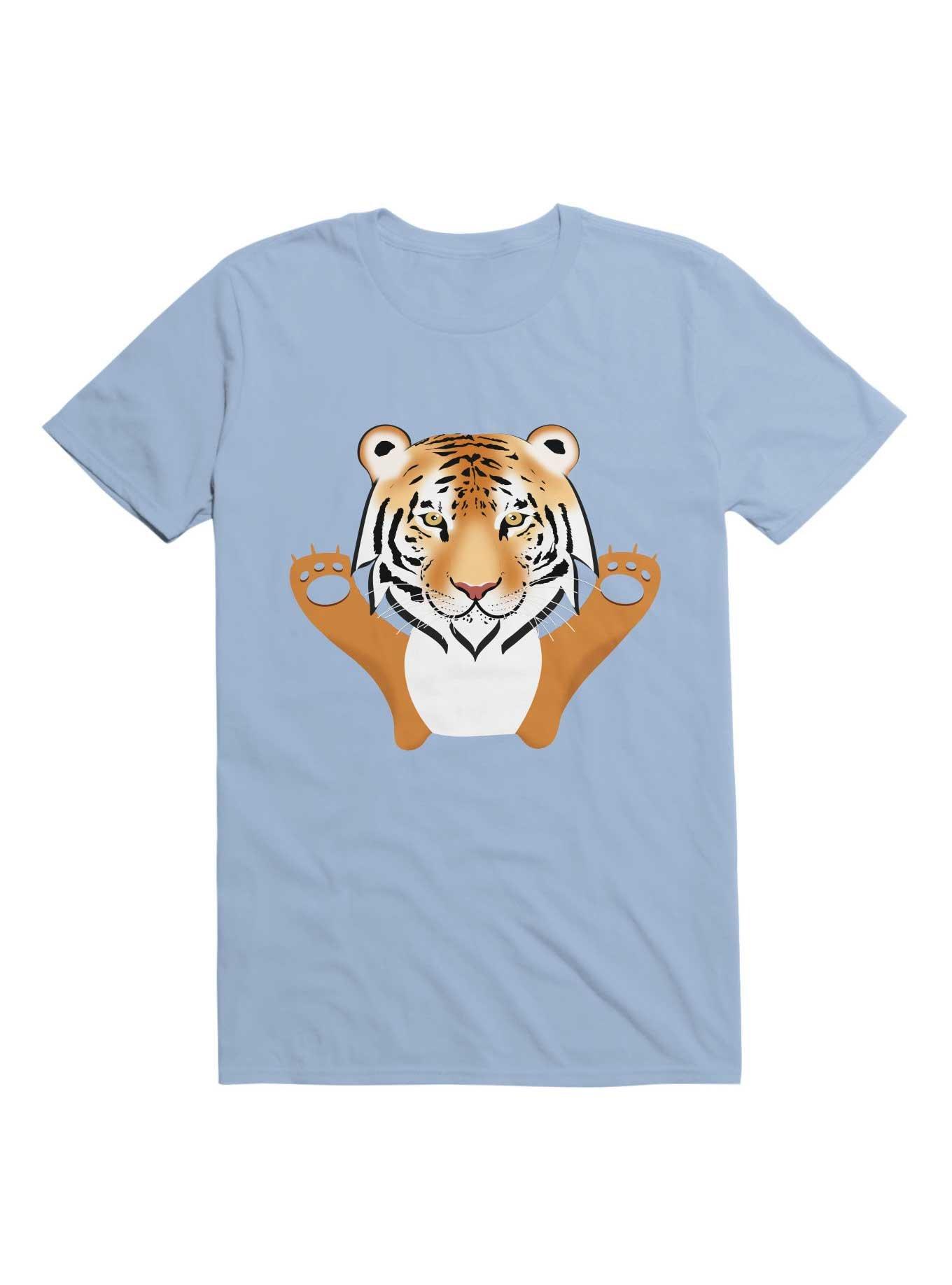 Kawaii My Cute Tiger Face T-Shirt, , hi-res