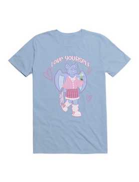 Kawaii Self-Love Bat T-Shirt, , hi-res