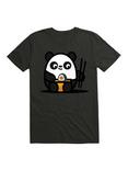 Kawaii Sushi Panda T-Shirt, BLACK, hi-res