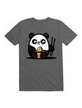 Kawaii Sushi Panda T-Shirt, CHARCOAL, hi-res