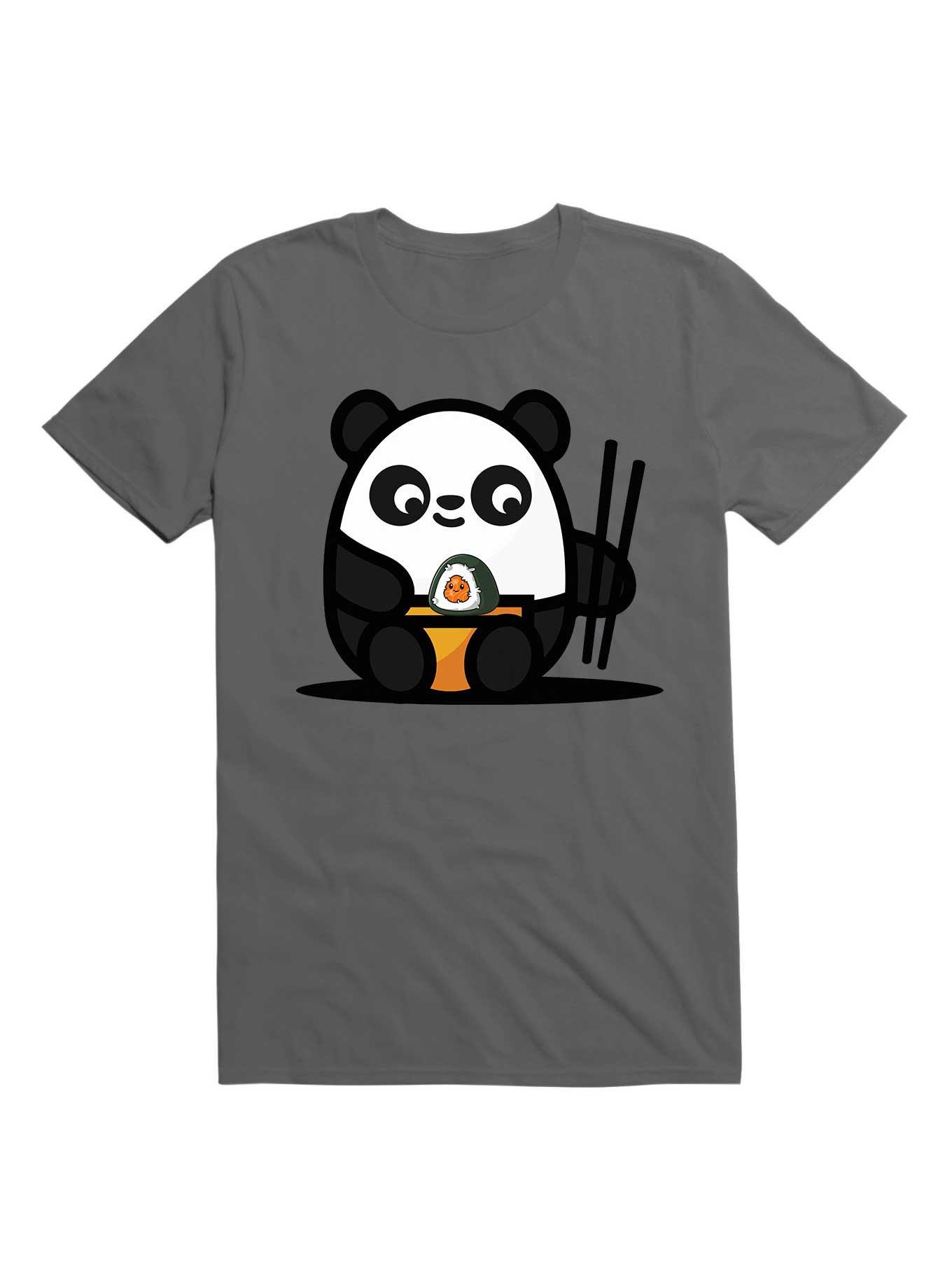 Kawaii Sushi Panda T-Shirt, , hi-res