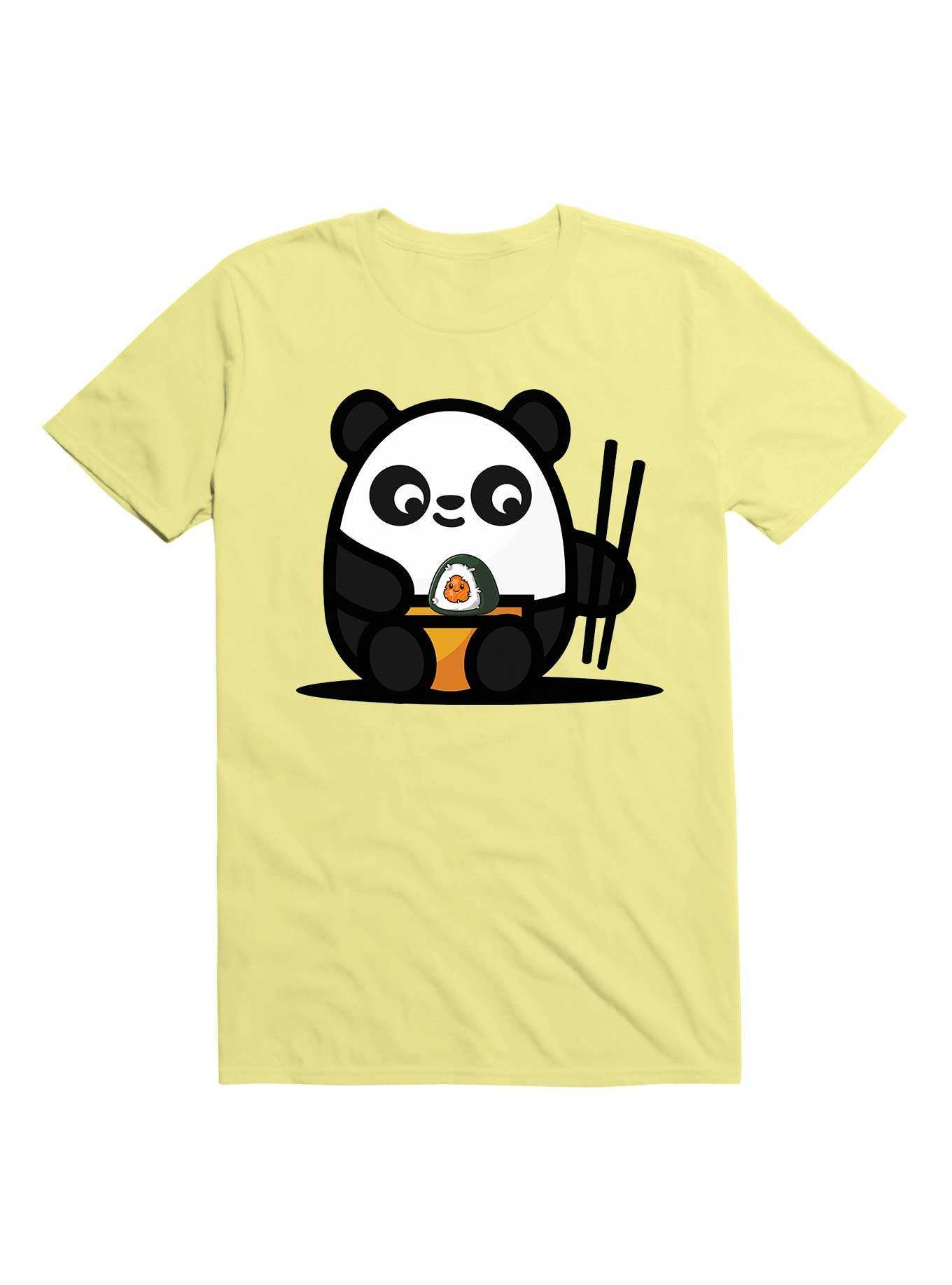 Kawaii Sushi Panda T-Shirt, , hi-res