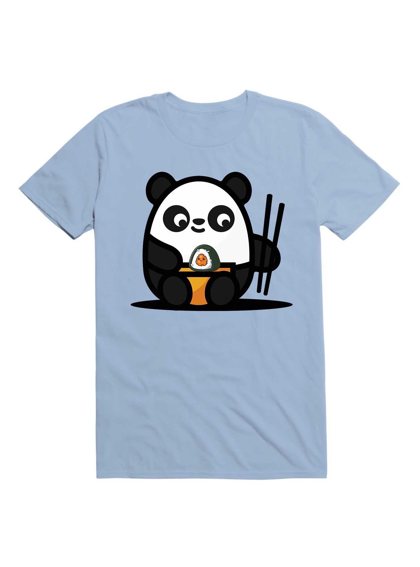 Kawaii Sushi Panda T-Shirt, , hi-res