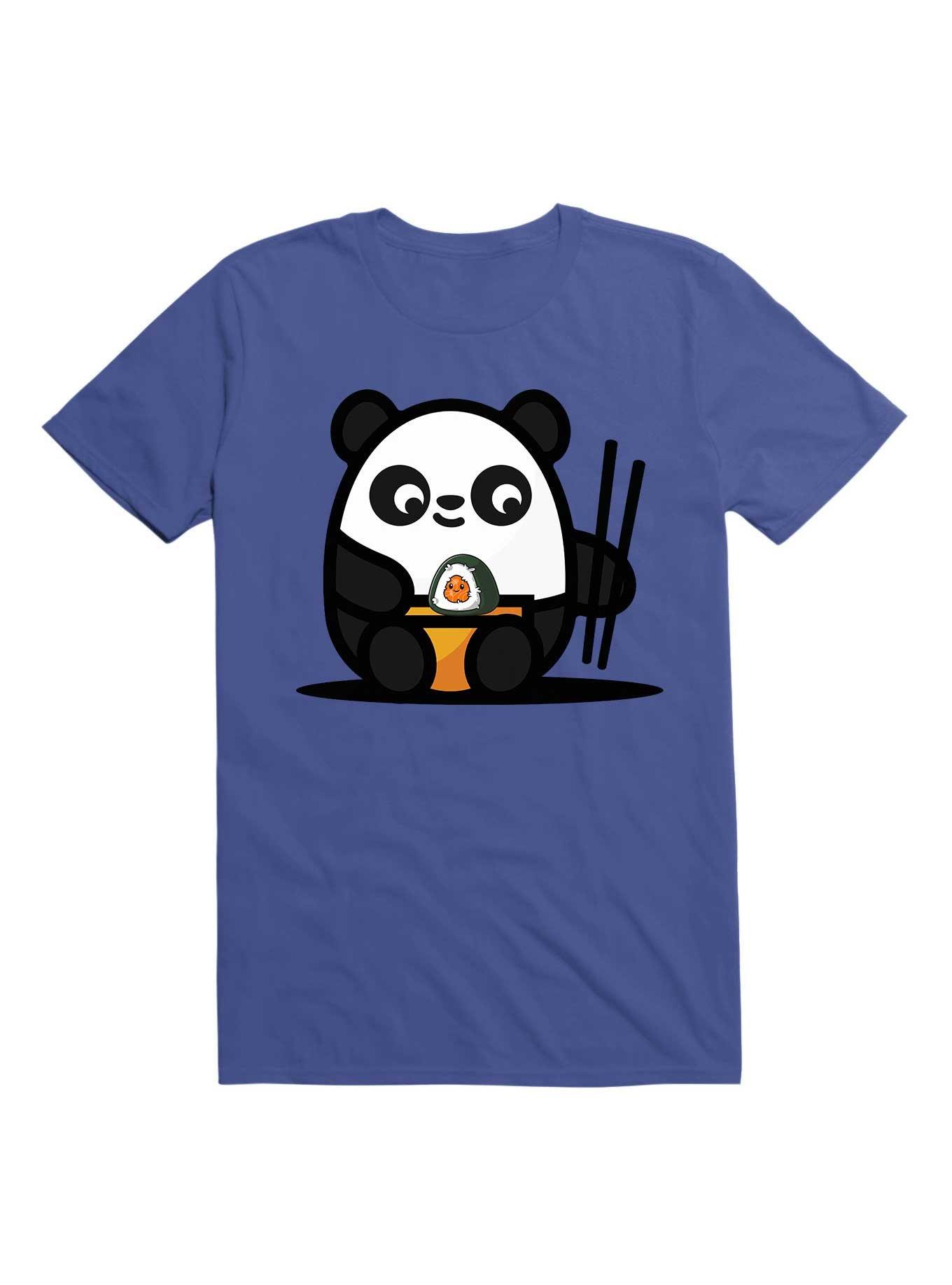 Kawaii Sushi Panda T-Shirt, , hi-res