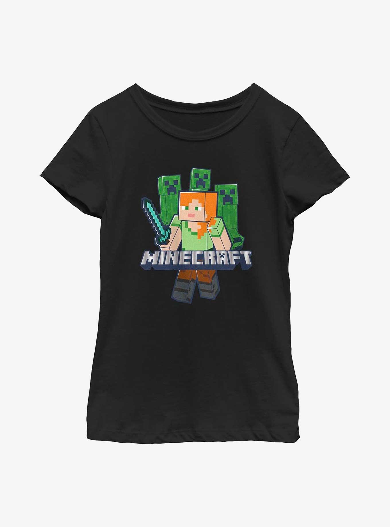 Minecraft Adventure Is An Attitude Youth Girls T-Shirt, , hi-res
