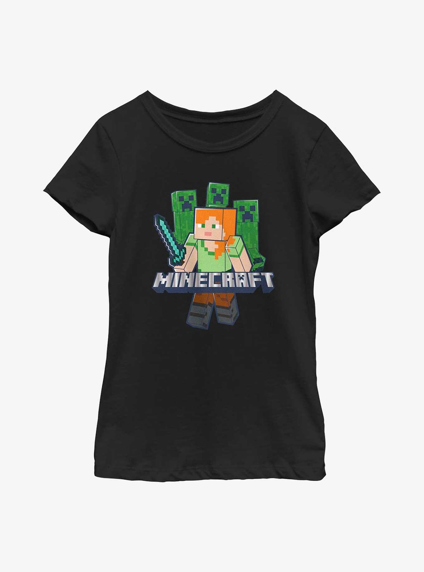 Minecraft Adventure Is An Attitude Youth Girls T-Shirt, , hi-res