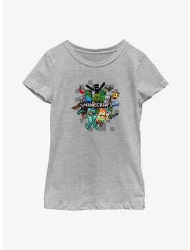 Minecraft Crafty Game On Youth Girls T-Shirt, , hi-res