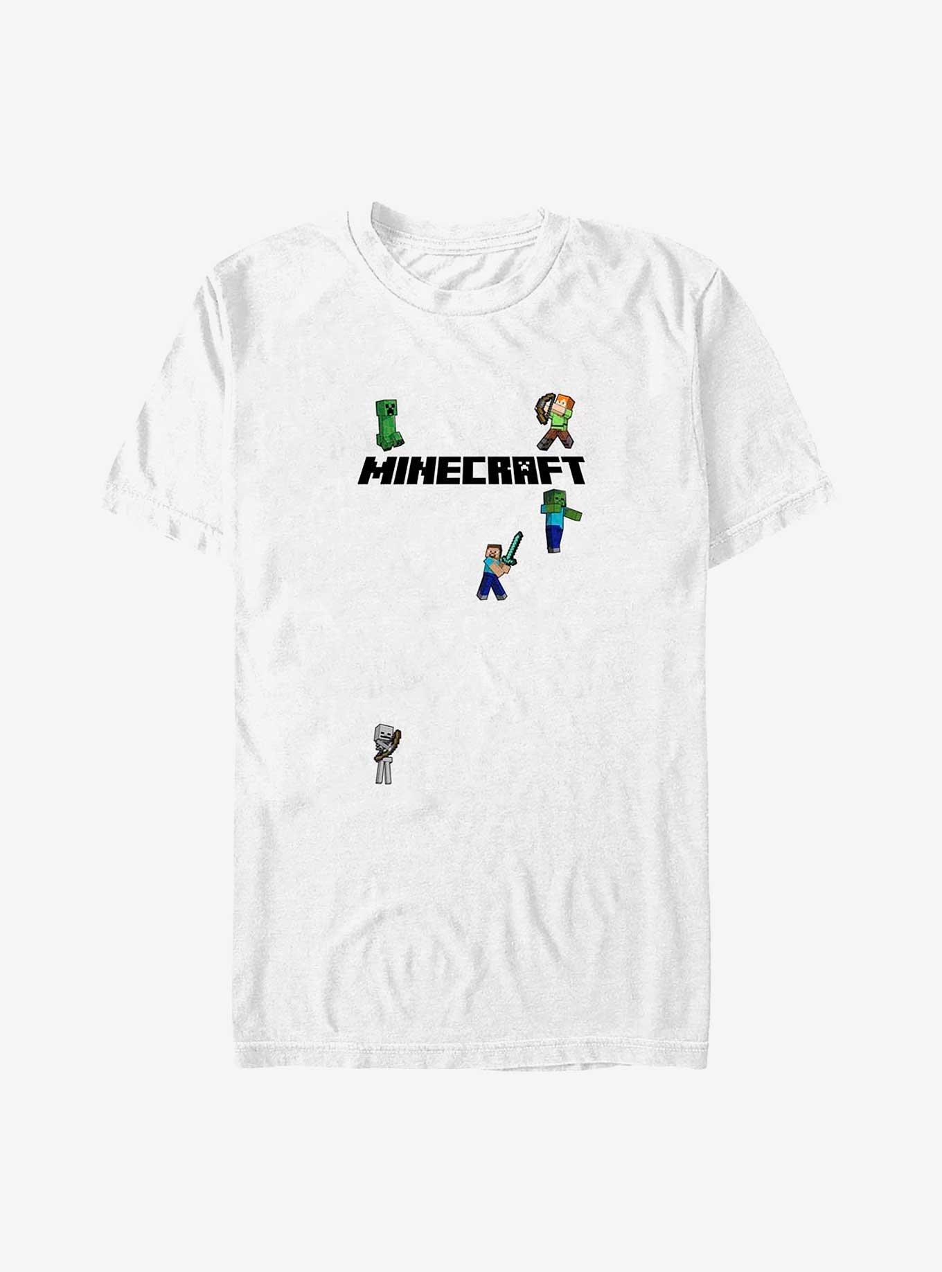 Minecraft Logo Sprites Overworld T-Shirt, , hi-res