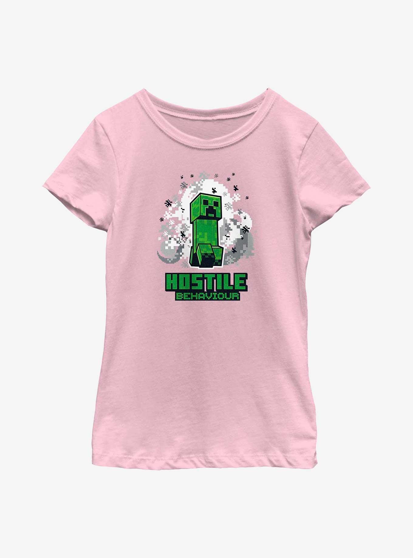 Minecraft Creeper Hostile Youth Girls T-Shirt, , hi-res