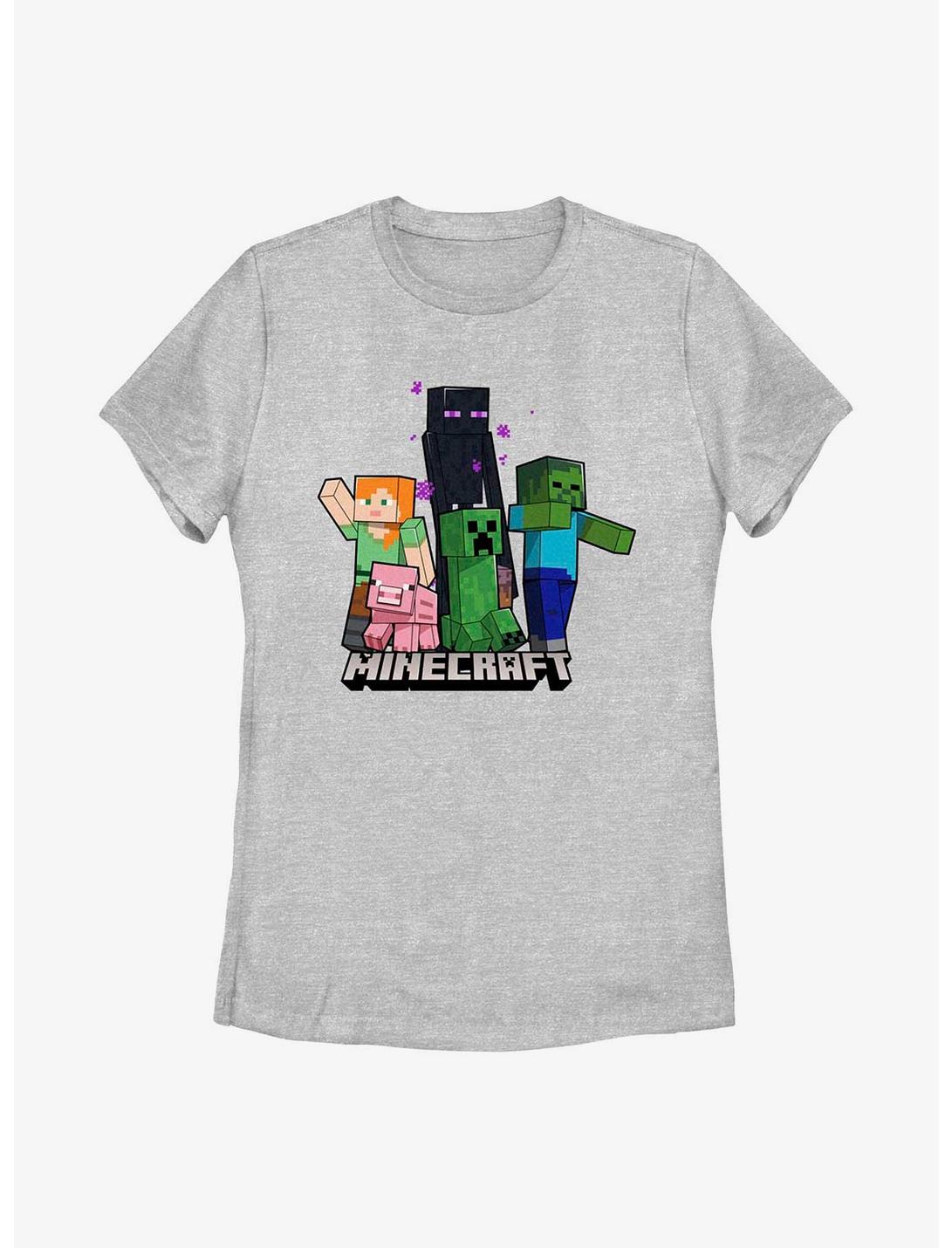 Minecraft Bobble Mobbin Womens T-Shirt, ATH HTR, hi-res