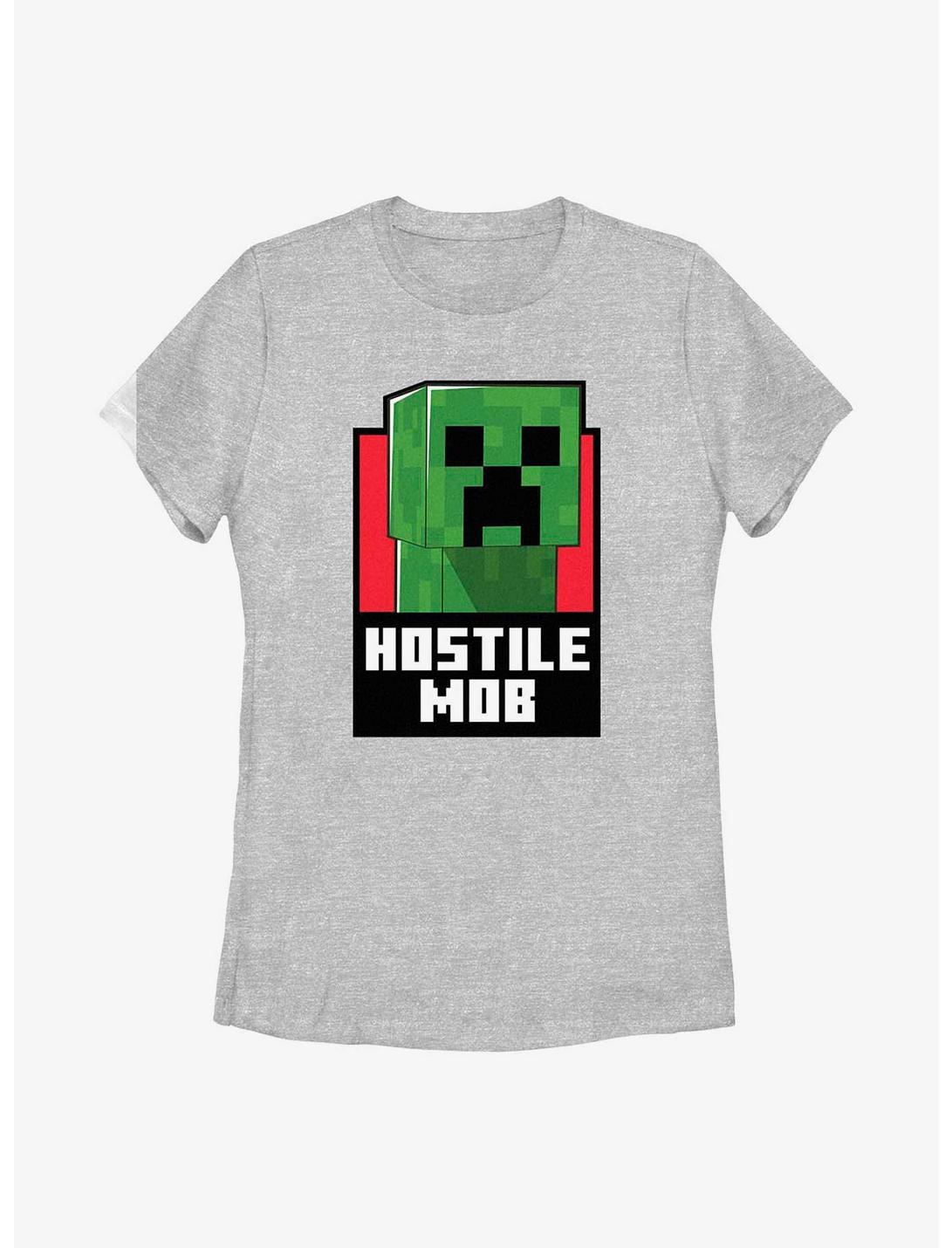 Minecraft Creep Hostile Mob Womens T-Shirt, ATH HTR, hi-res