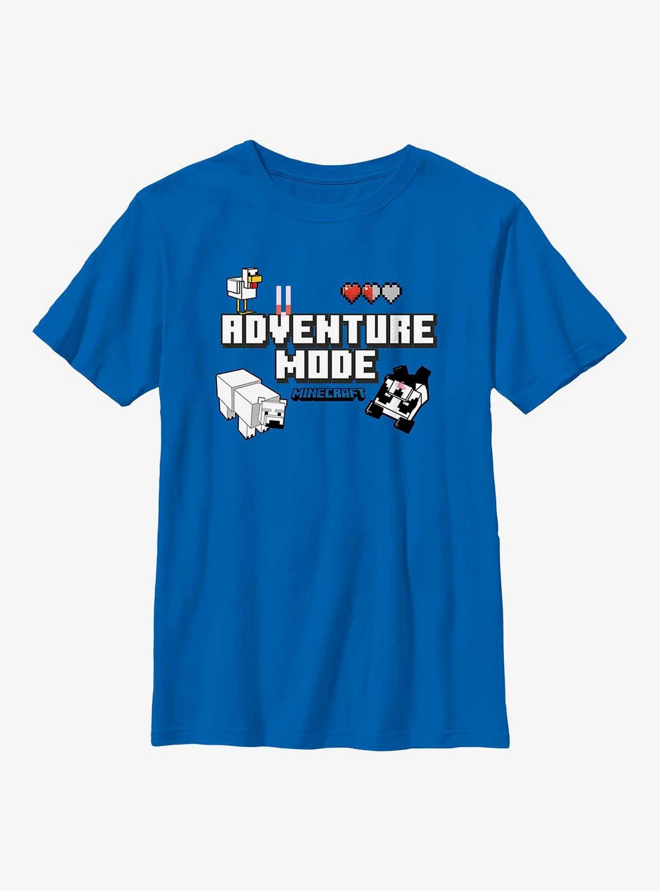 Minecraft And Adventure Youth T-Shirt, ROYAL, hi-res