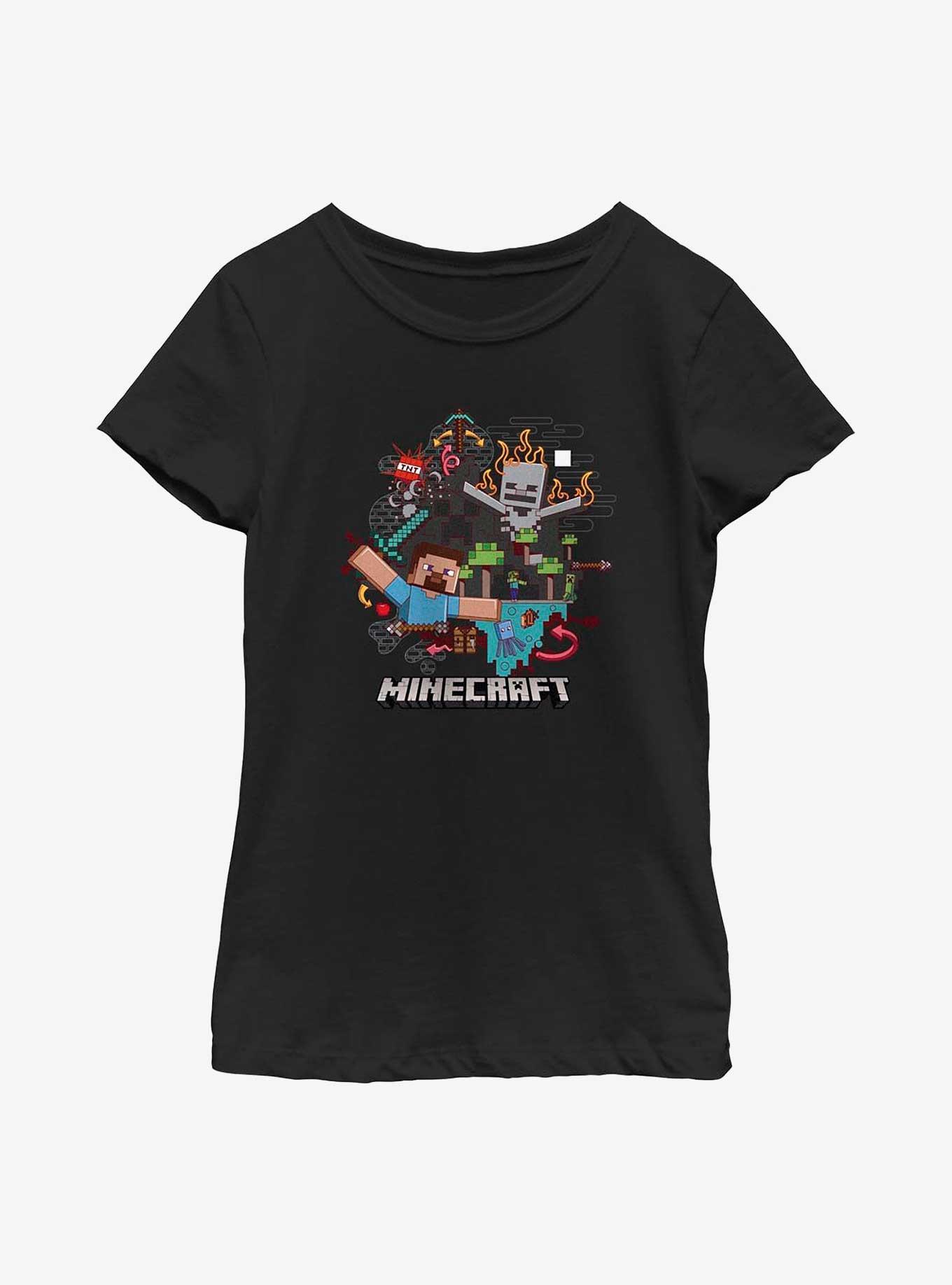 Minecraft Funtage Party Youth Girls T-Shirt, , hi-res