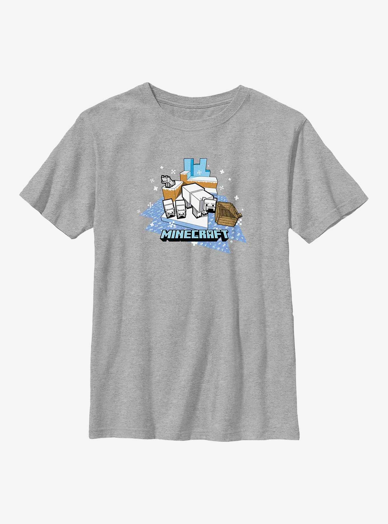 Minecraft Bears Youth T-Shirt, ATH HTR, hi-res