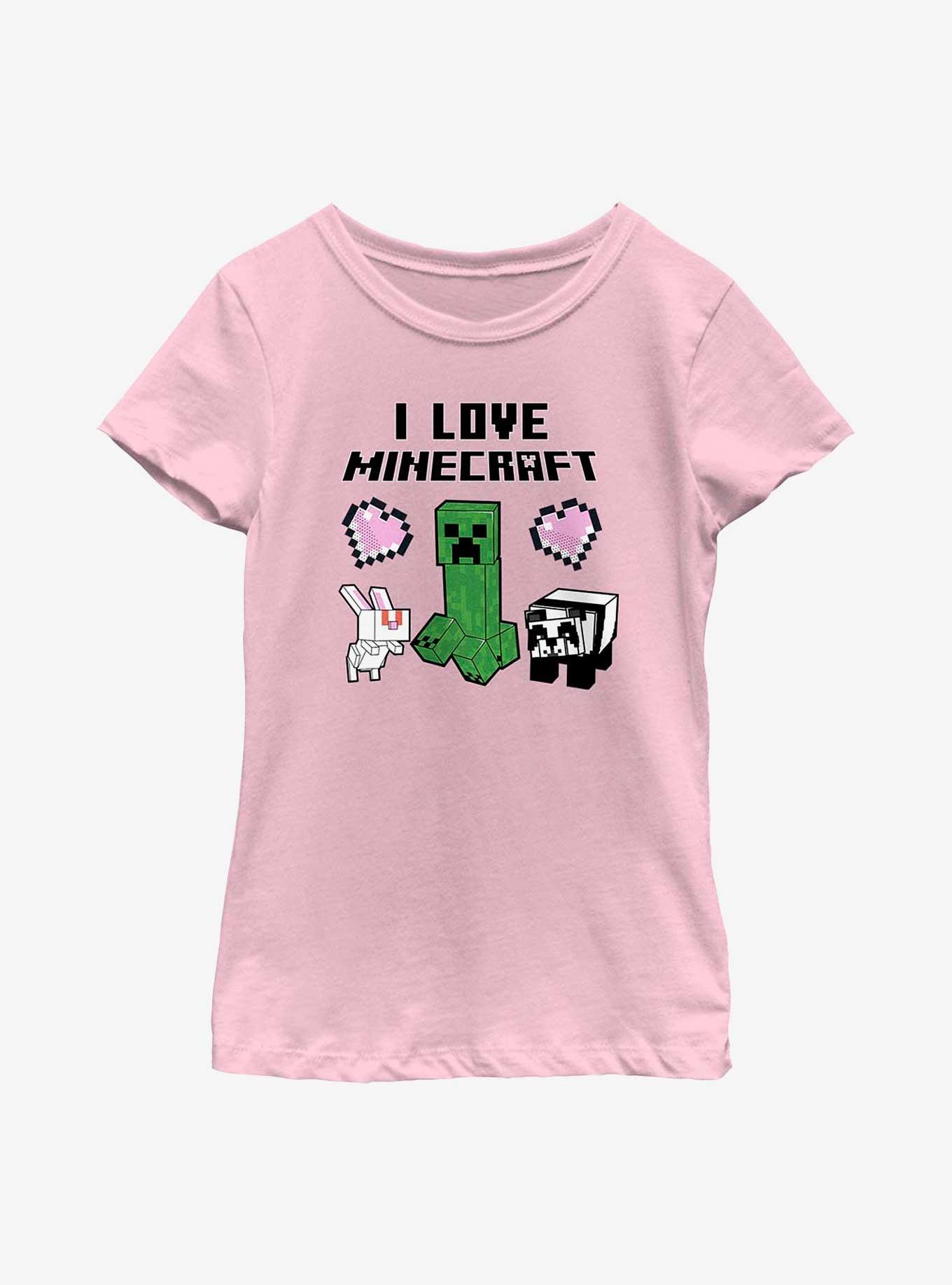 Minecraft Love Friends Youth Girls T-Shirt, , hi-res