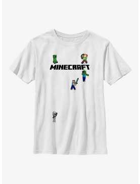 Minecraft Logo Sprites Overworld Youth T-Shirt, , hi-res