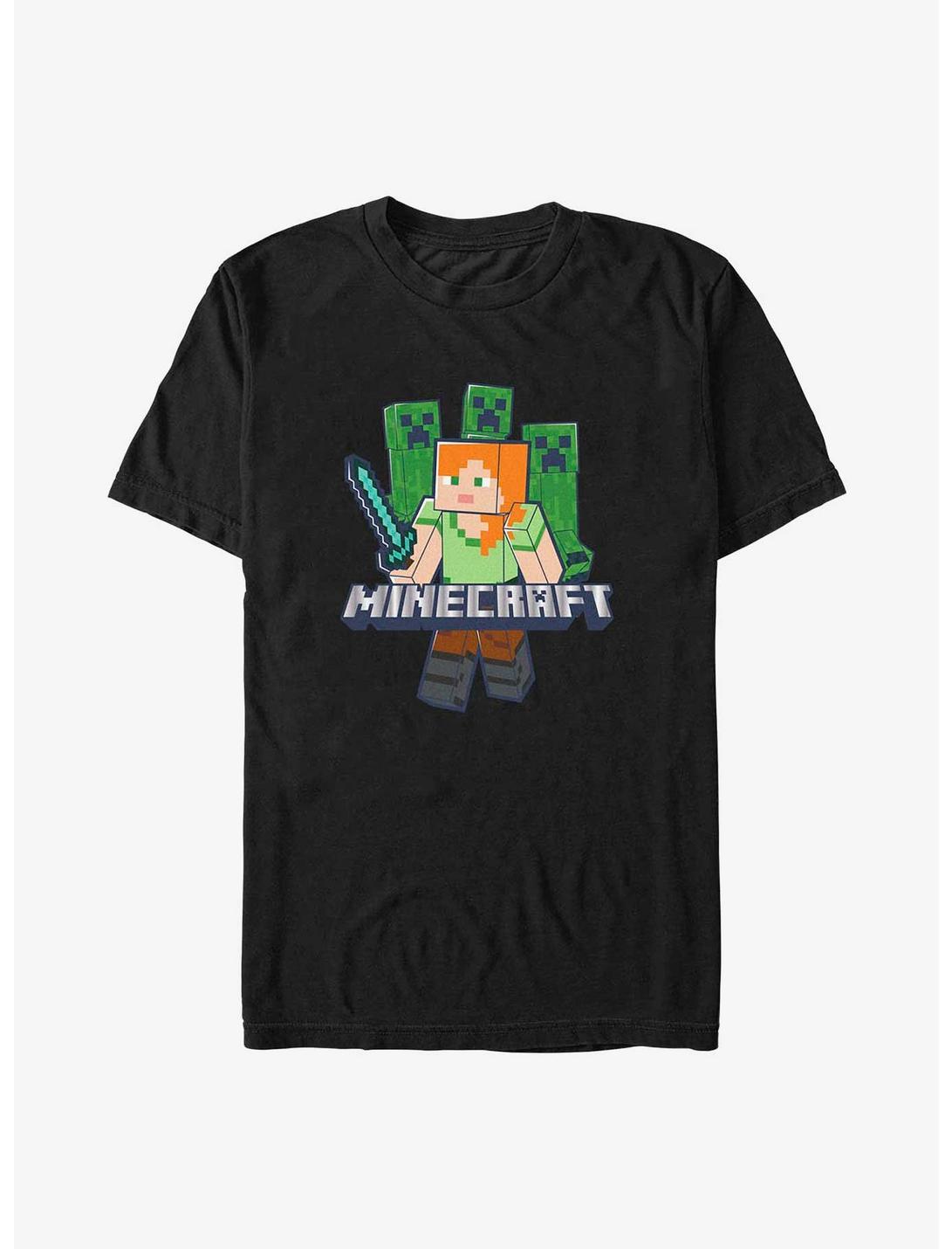 Minecraft Adventure Is An Attitude T-Shirt, BLACK, hi-res