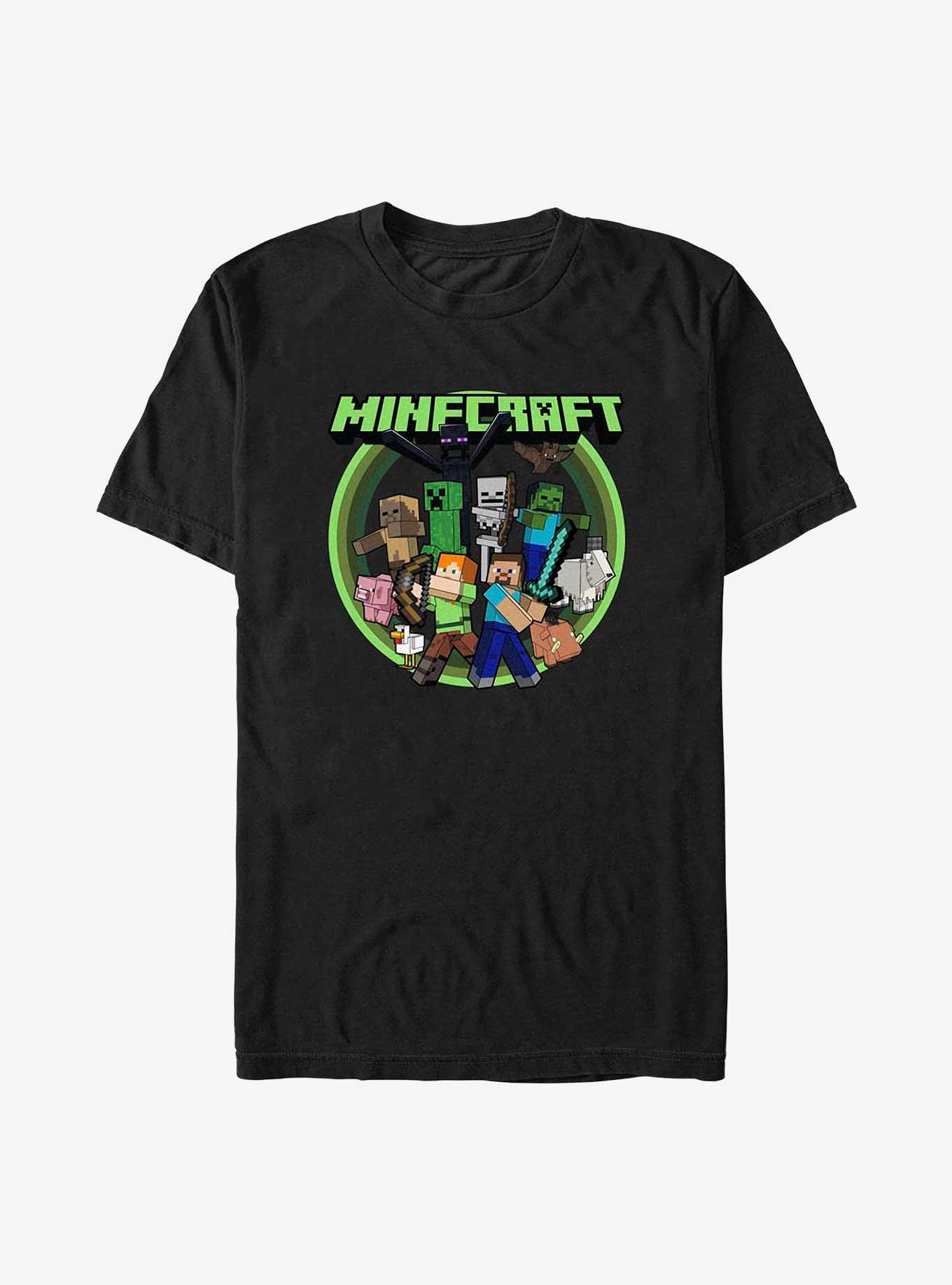 Minecraft All Aboard Circle T-Shirt, , hi-res