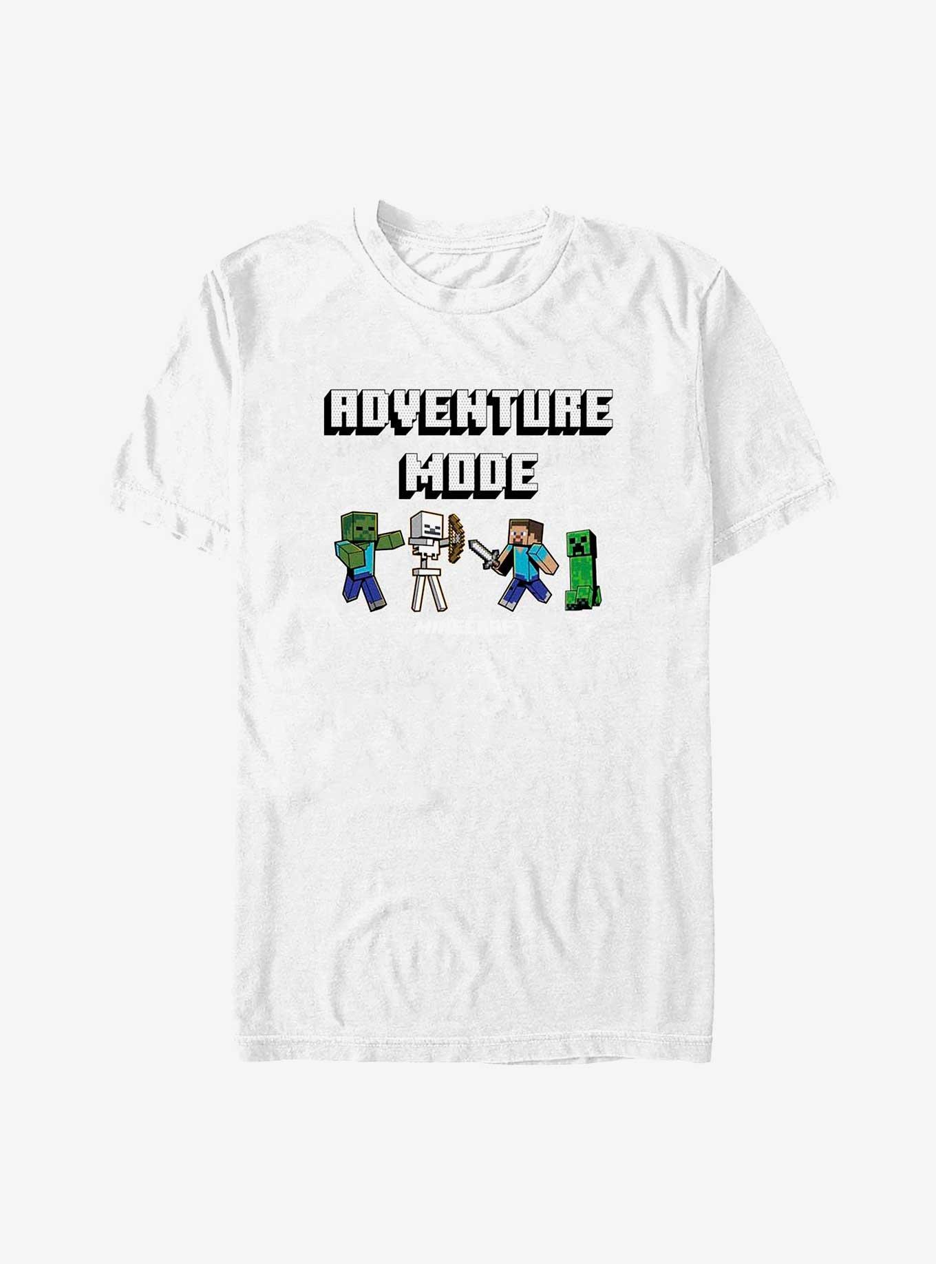 Minecraft All Adventure Mode T-Shirt, WHITE, hi-res