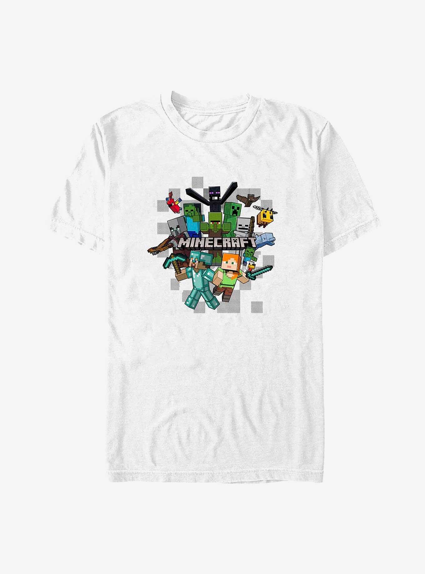 Minecraft Crafty Game On T-Shirt, , hi-res