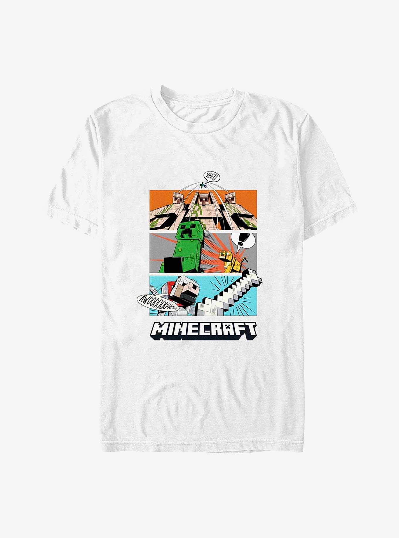 Minecraft Forced Panels T-Shirt, , hi-res