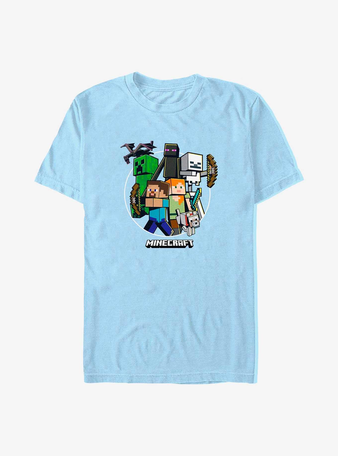 Minecraft Jolly GroupT-Shirt, LT BLUE, hi-res