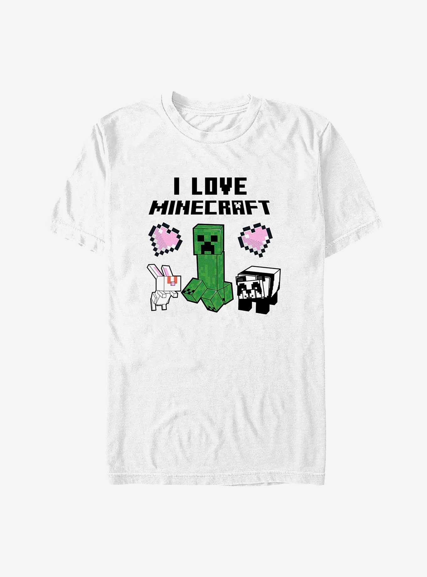 Minecraft Love Friends T-Shirt, WHITE, hi-res