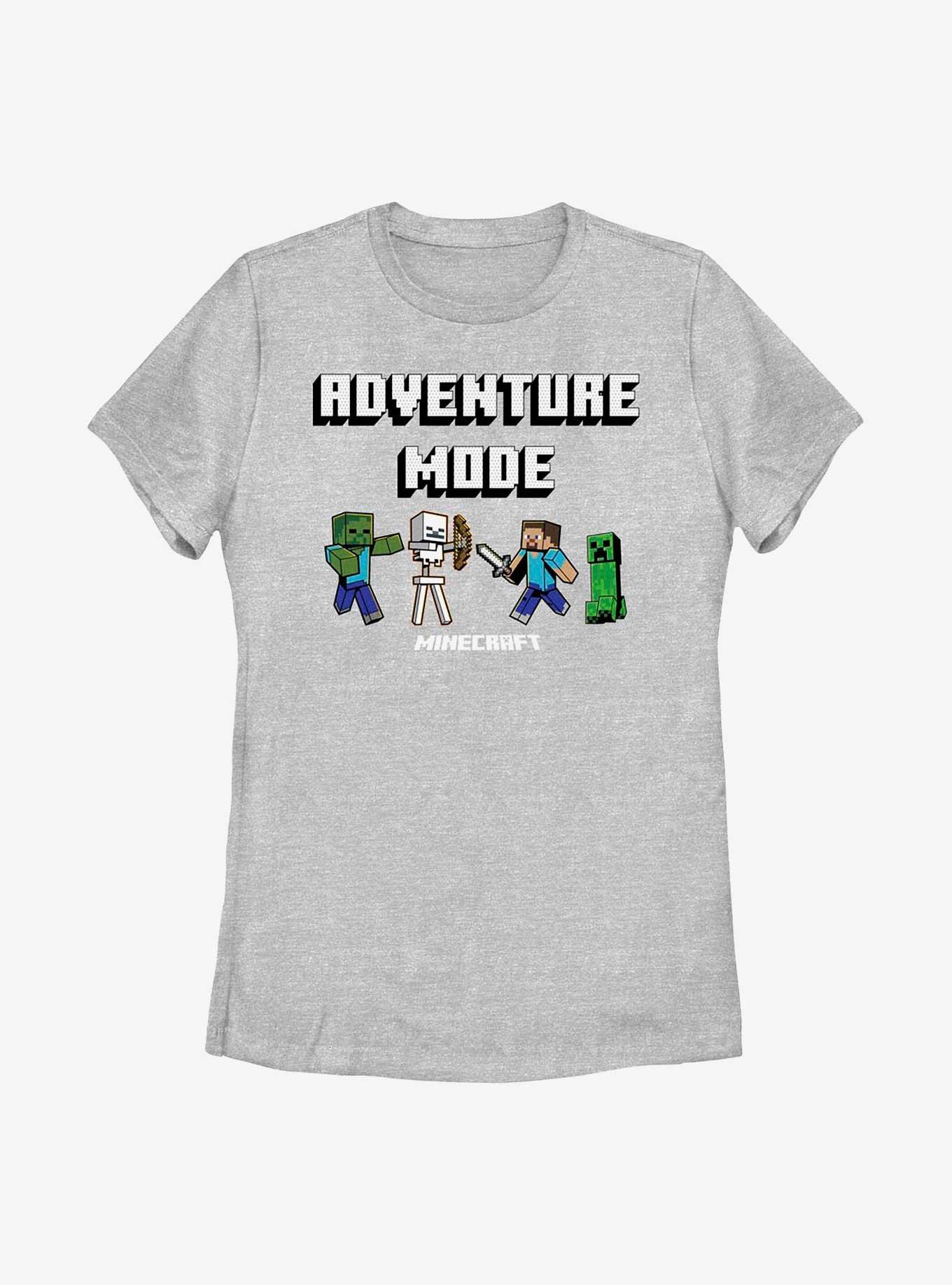 Minecraft Crafty Game On Womens T-Shirt, ATH HTR, hi-res