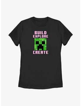 Minecraft Creeper Create Womens T-Shirt, , hi-res