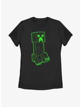 Minecraft Creeper Grid Womens T-Shirt, , hi-res