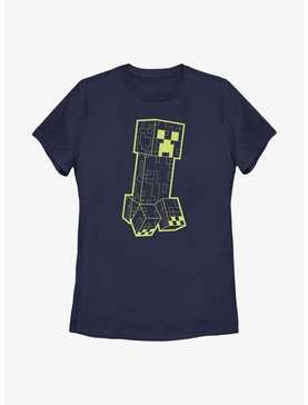 Minecraft Creeper Grid Womens T-Shirt, , hi-res