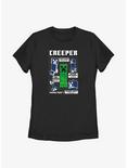 Minecraft Creeper Infogram Womens T-Shirt, BLACK, hi-res