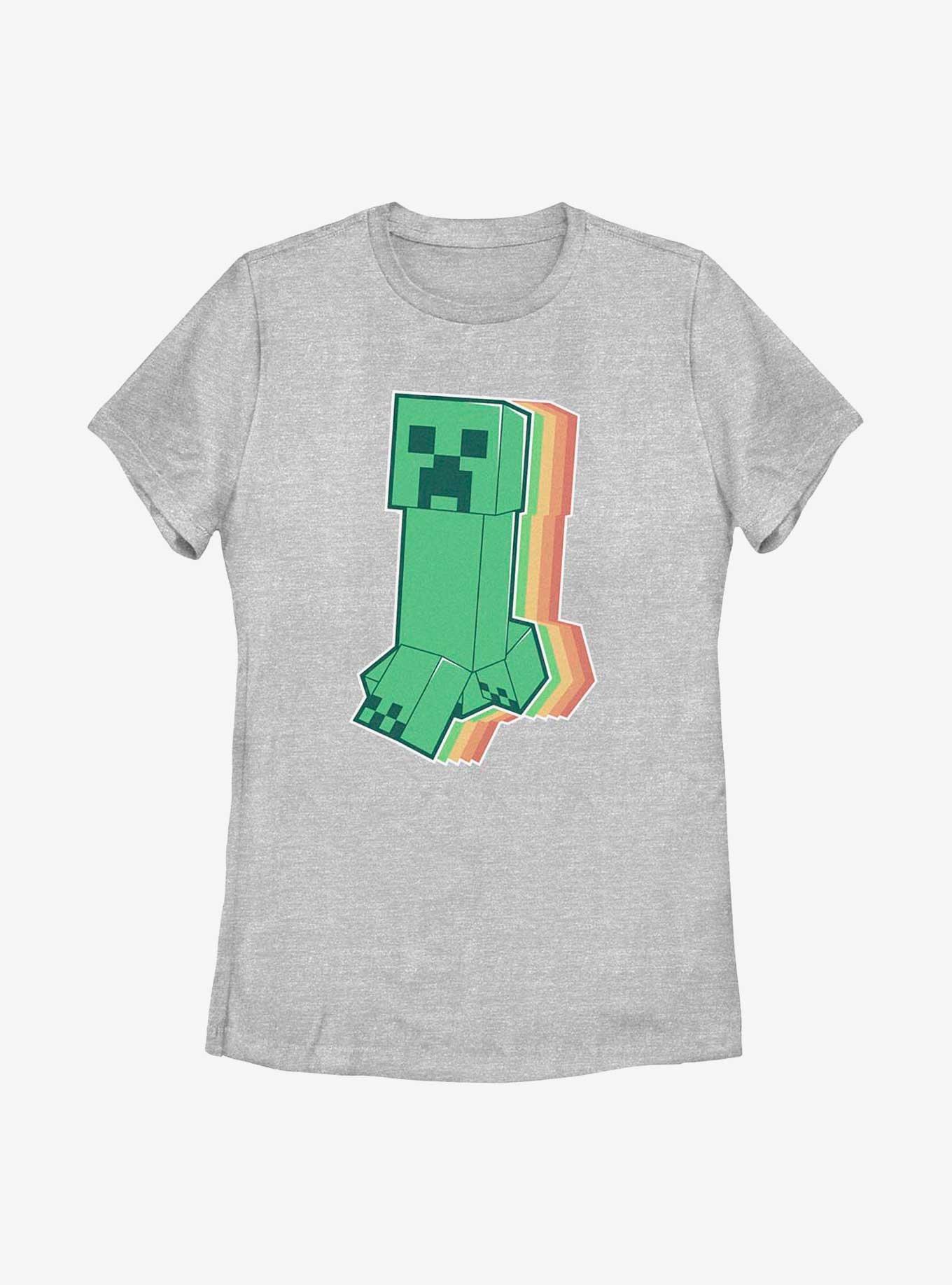 Minecraft Creeper Repeat Womens T-Shirt, ATH HTR, hi-res