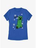 Minecraft Creepin Through The Snow Womens T-Shirt, ROYAL, hi-res