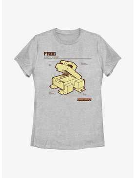 Minecraft Frog Schematic Womens T-Shirt, , hi-res