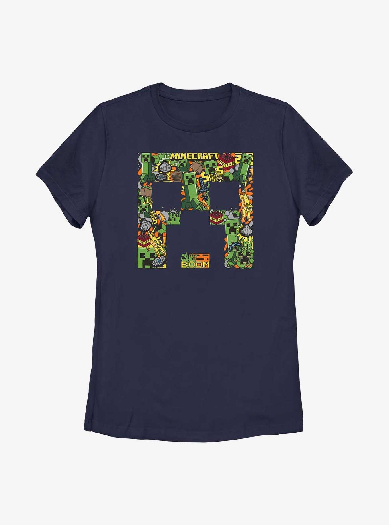 Minecraft Funtage Face Womens T-Shirt, , hi-res