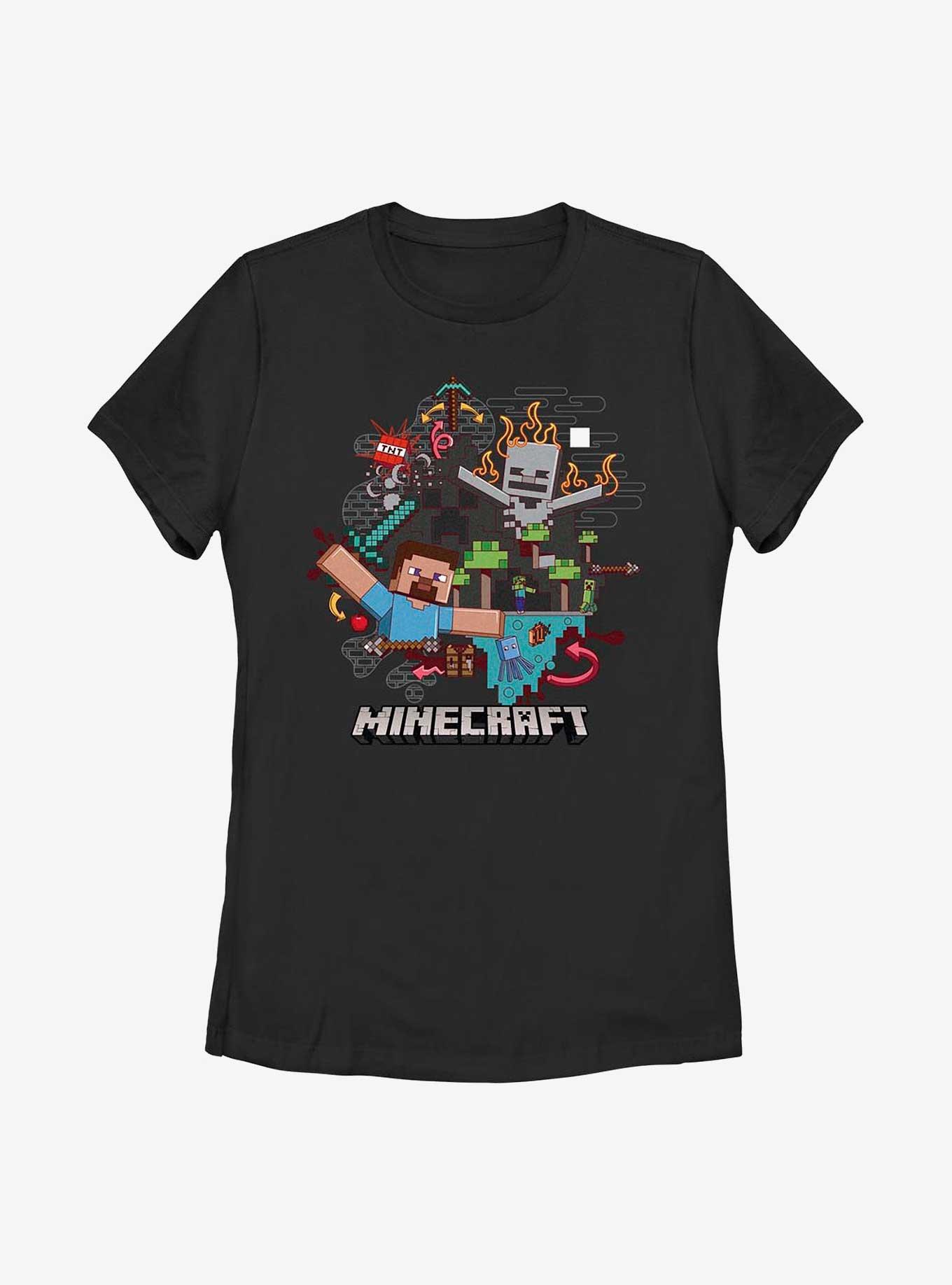 Minecraft Funtage Party Womens T-Shirt, , hi-res