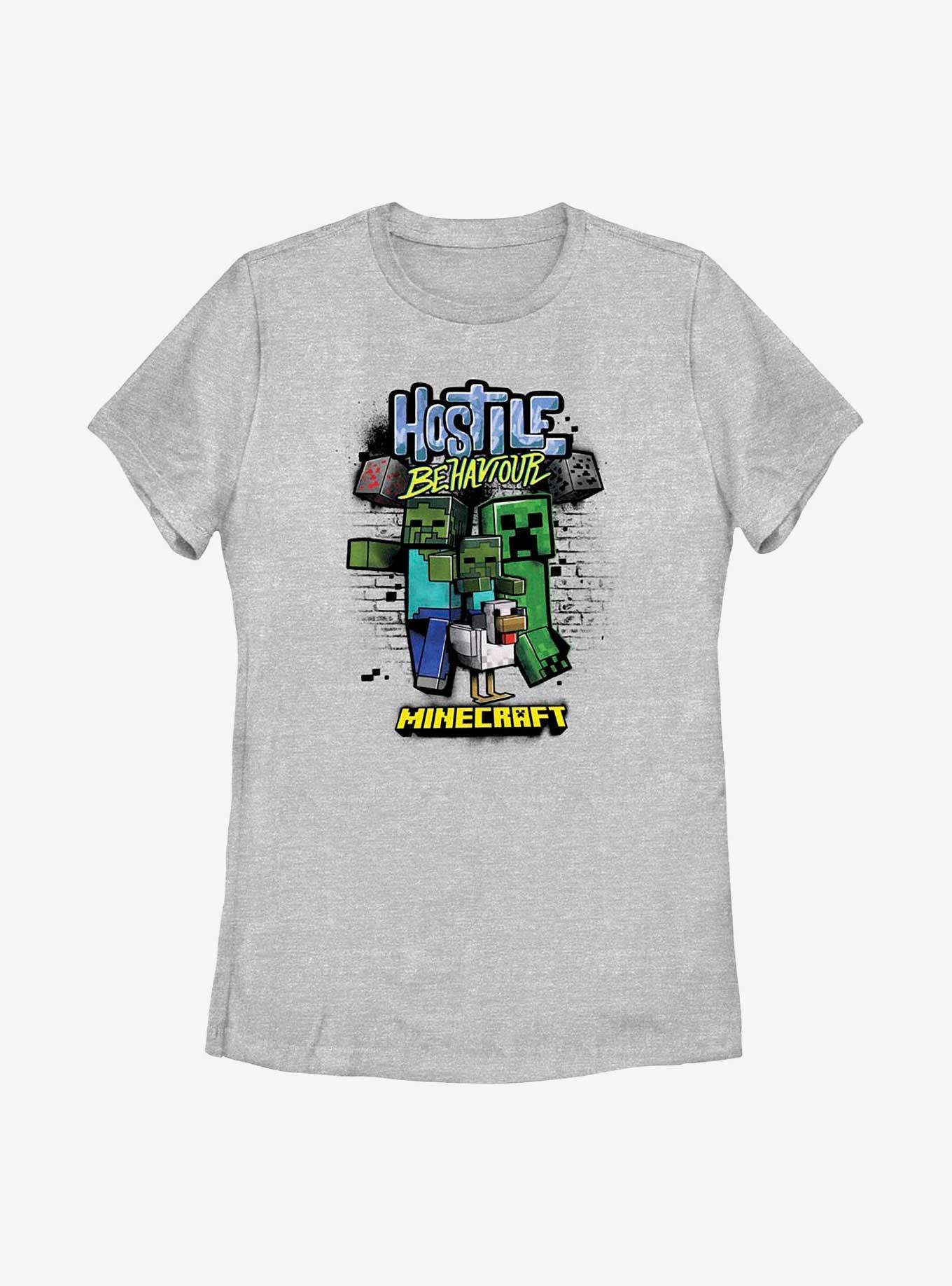 Minecraft Hostile Trio Womens T-Shirt, ATH HTR, hi-res