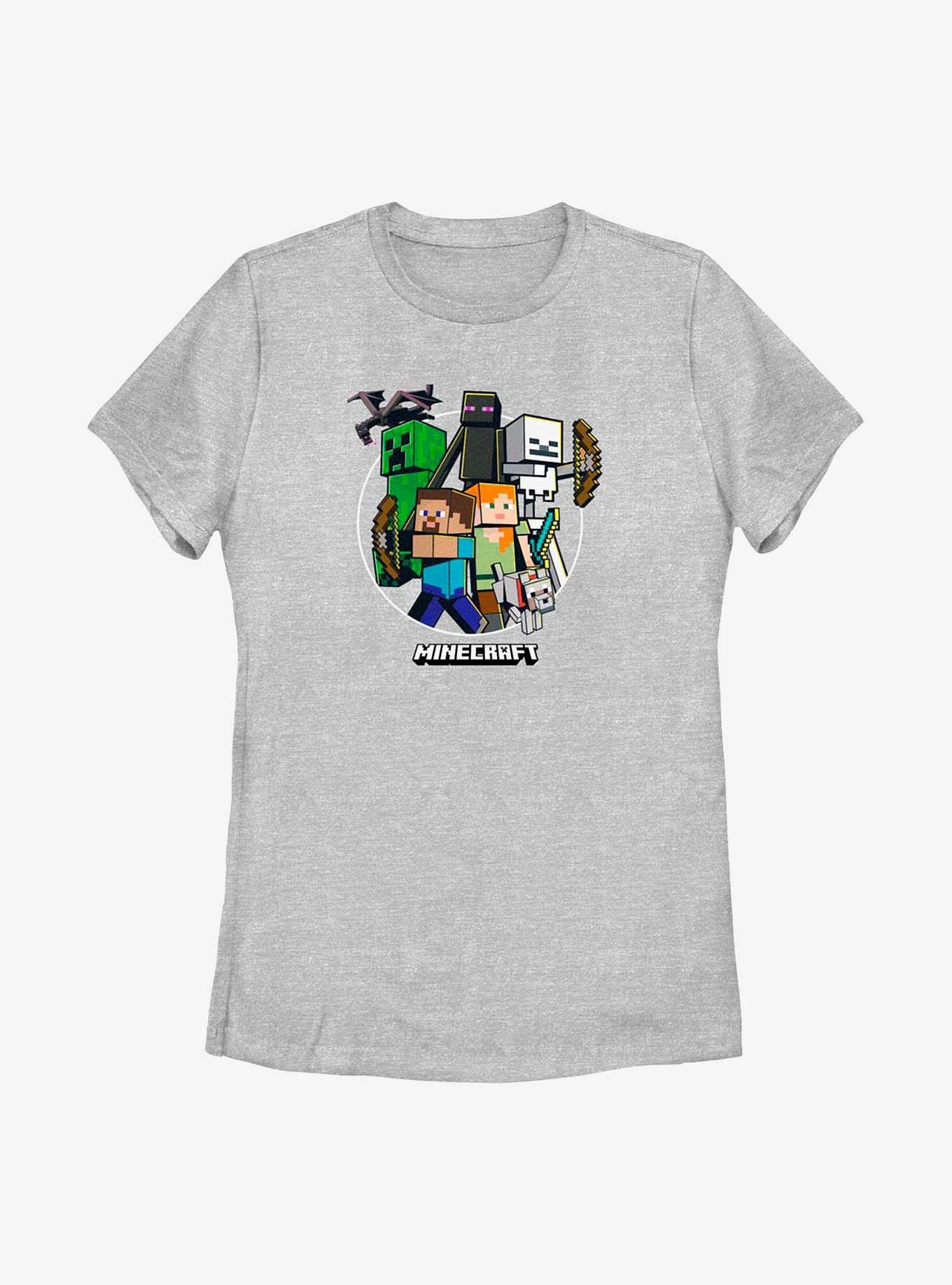 Minecraft Jolly GroupWomens T-Shirt, ATH HTR, hi-res