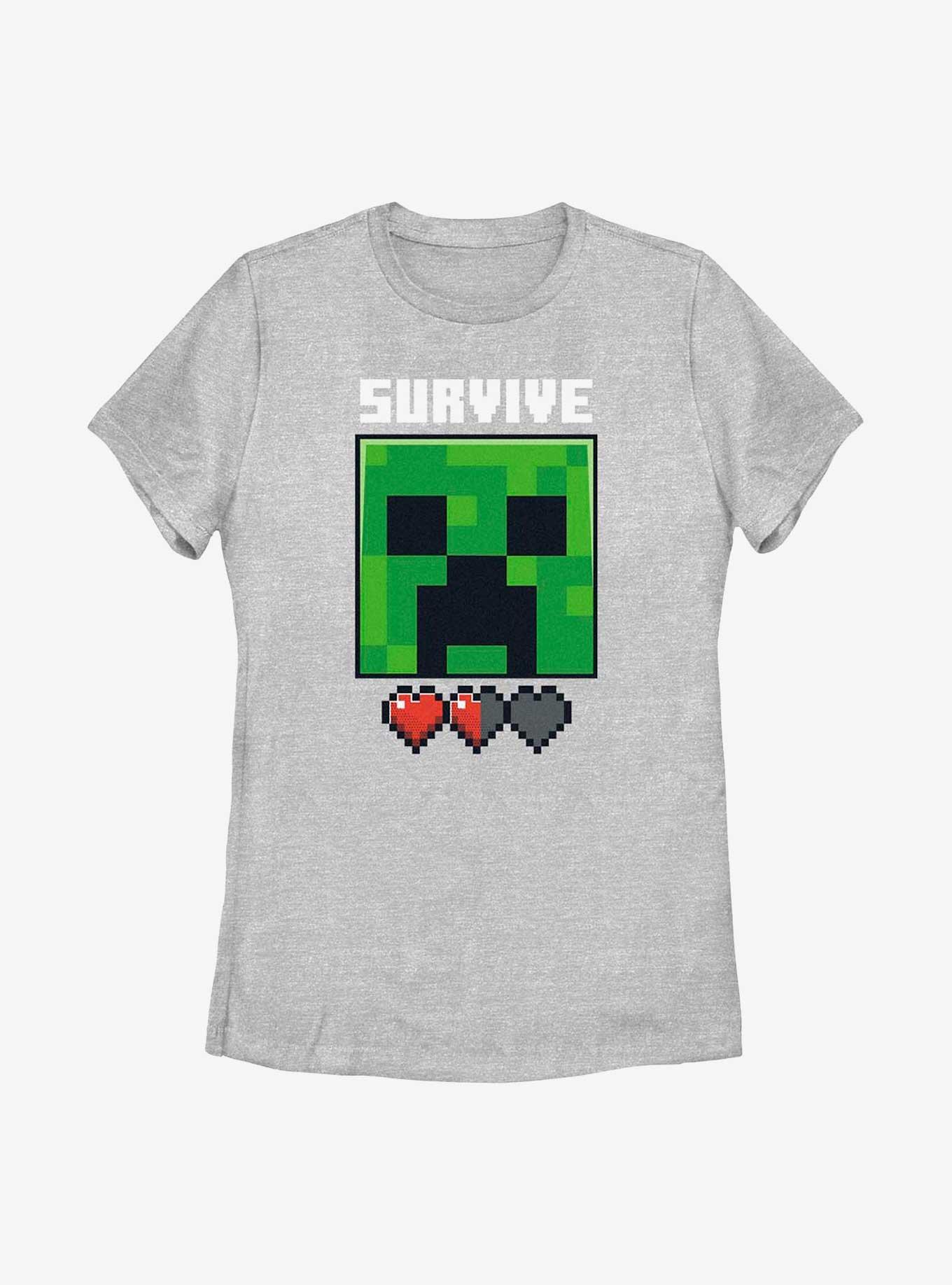 Minecraft Survive Or Game Over Womens T-Shirt, , hi-res