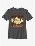 Minecraft Blueprint Frog Youth T-Shirt, CHAR HTR, hi-res