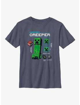 Minecraft Creeper Graph Youth T-Shirt, , hi-res